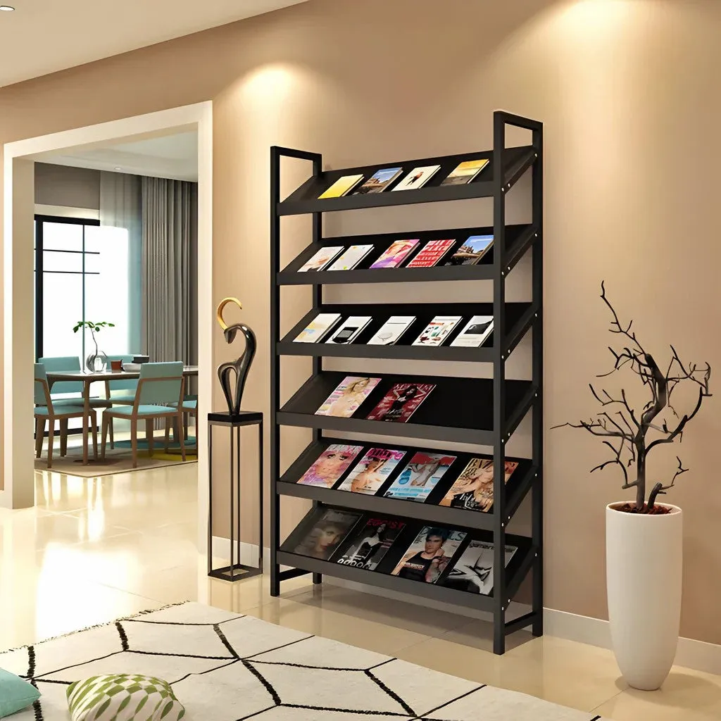 Freestanding Bookshelf Multilayer Tall Bookshelf Open Bookshelves and Bookcases (West Coast)