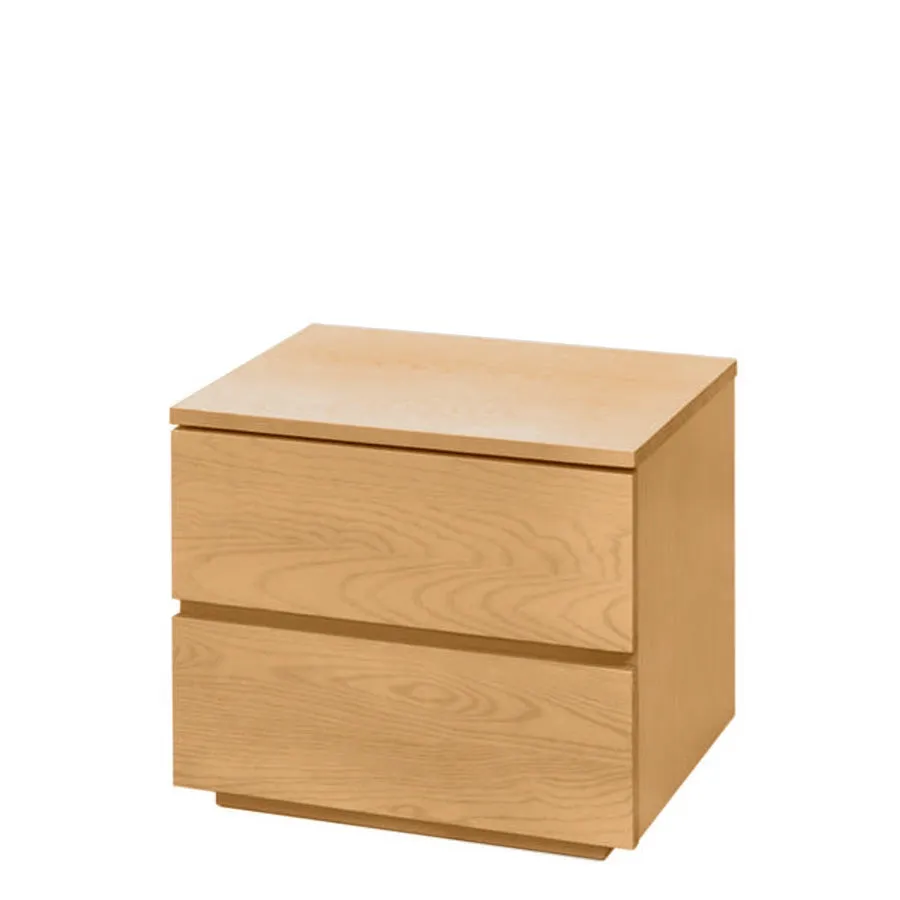 Ghost 1.2 2 drawer bedside