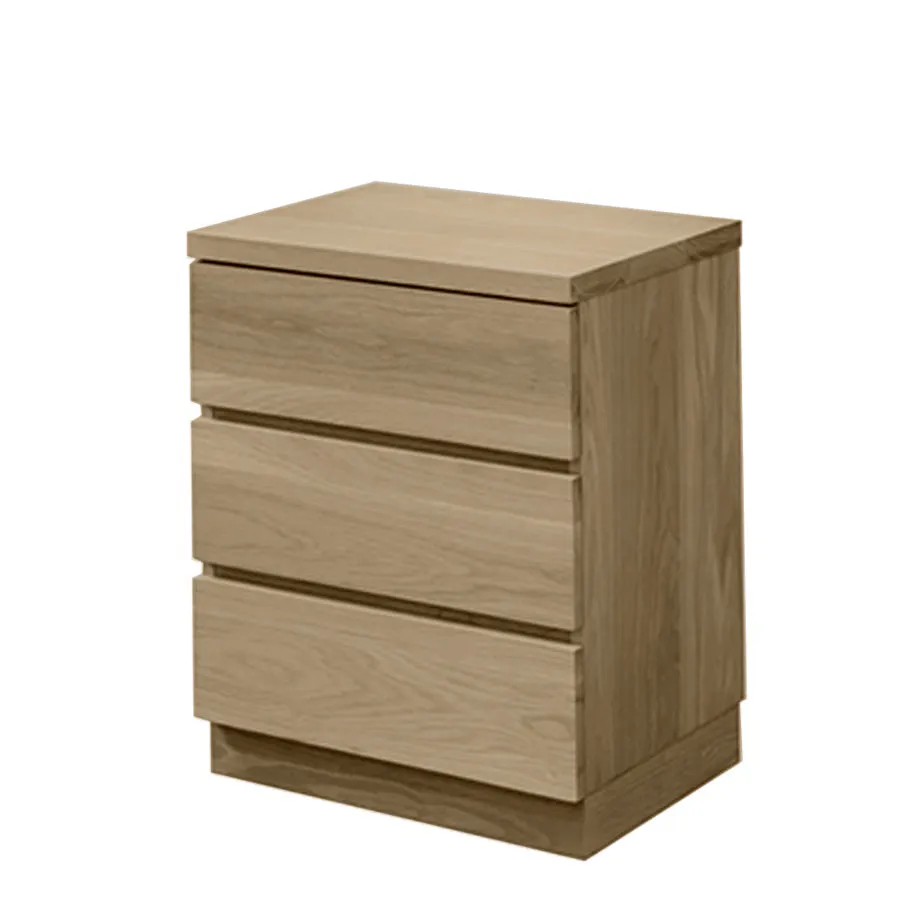 Ghost 1.2 3 drawer bedside