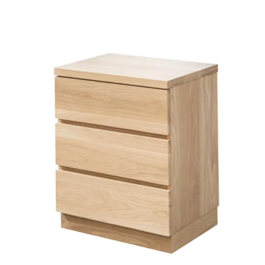 Ghost 1.2 3 drawer bedside