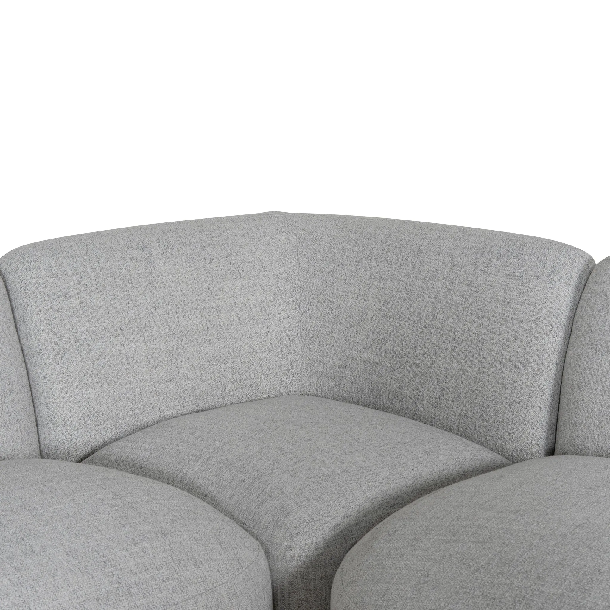 Gosling Right Chaise Modular Sofa - Cloud Grey