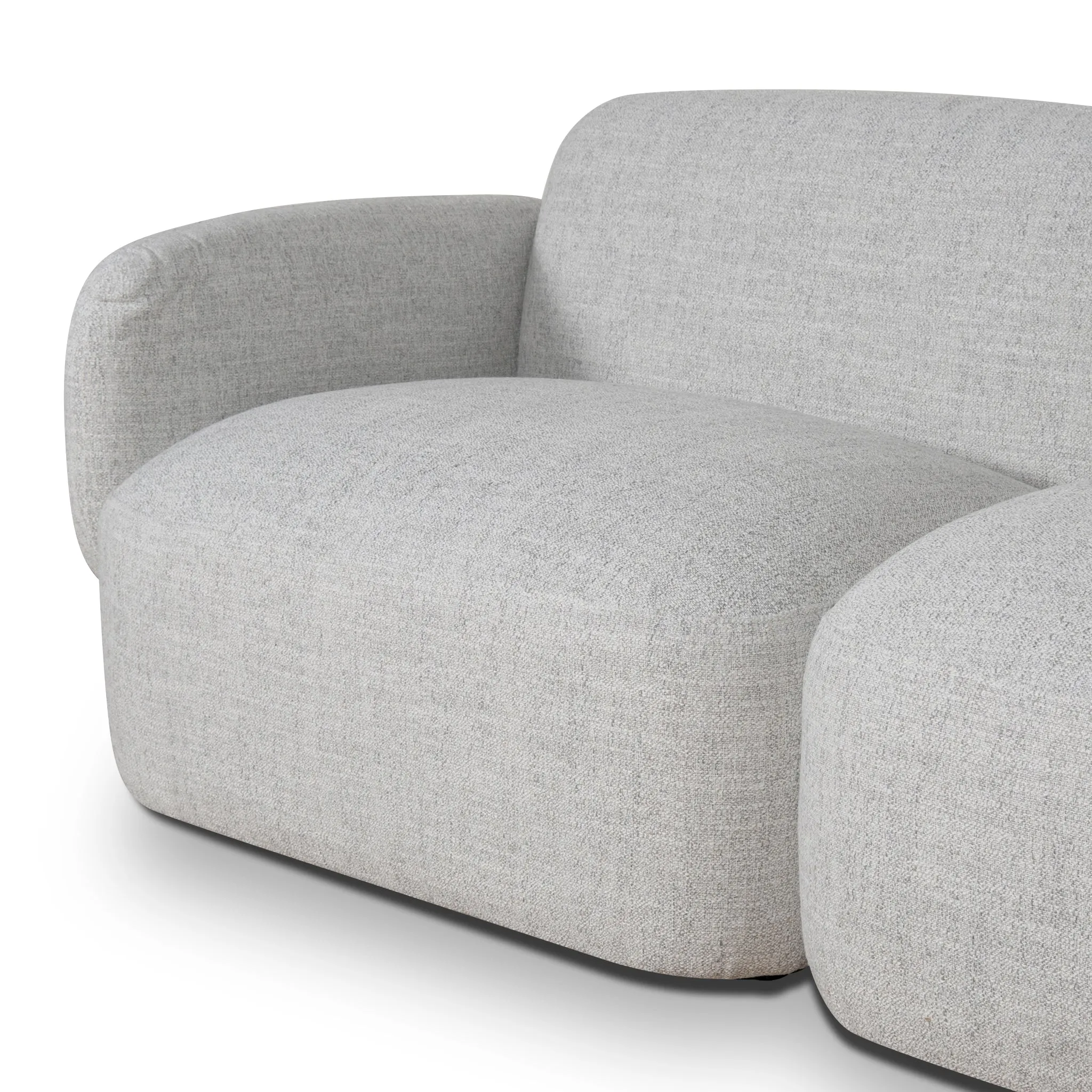 Gosling Right Chaise Modular Sofa - Cloud Grey