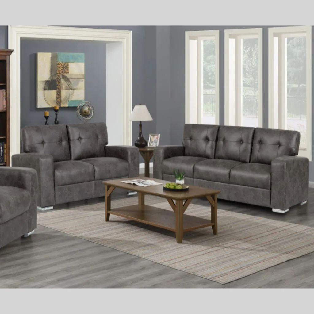 Hampton Dark Grey 3 2 Sofa Set by Annaghmore