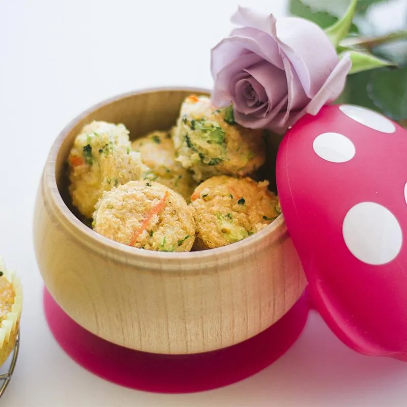 Handcrafted Wooden Mushroom Bowl