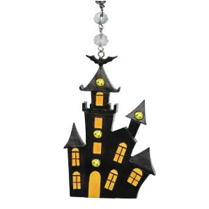 HAUNTED HOUSE (Set/3) or (Set/1) MAGNETIC HALLOWEEN CHANDELIER ORNAMENT