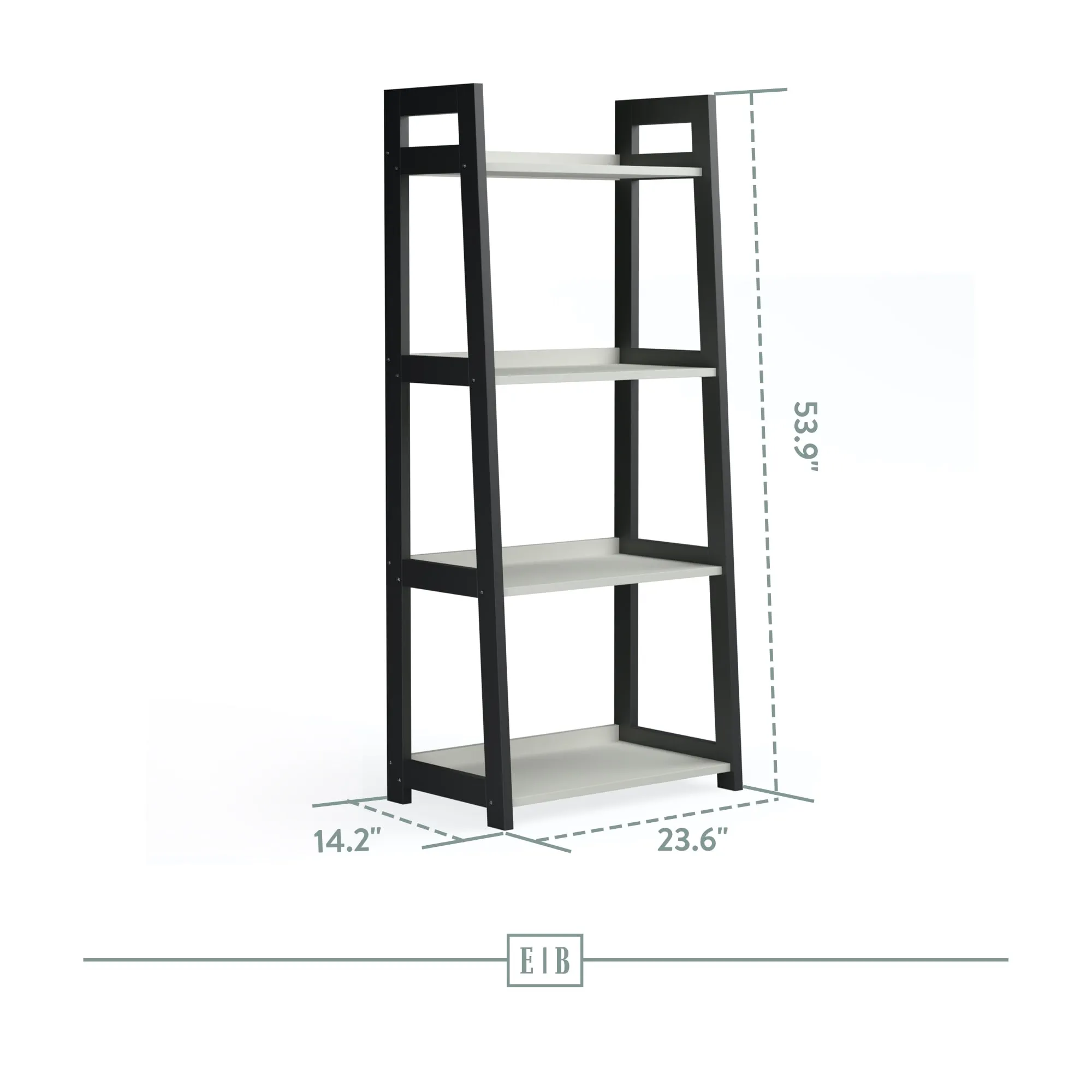 Hillcrest 4 Shelf Ladder Bookcase