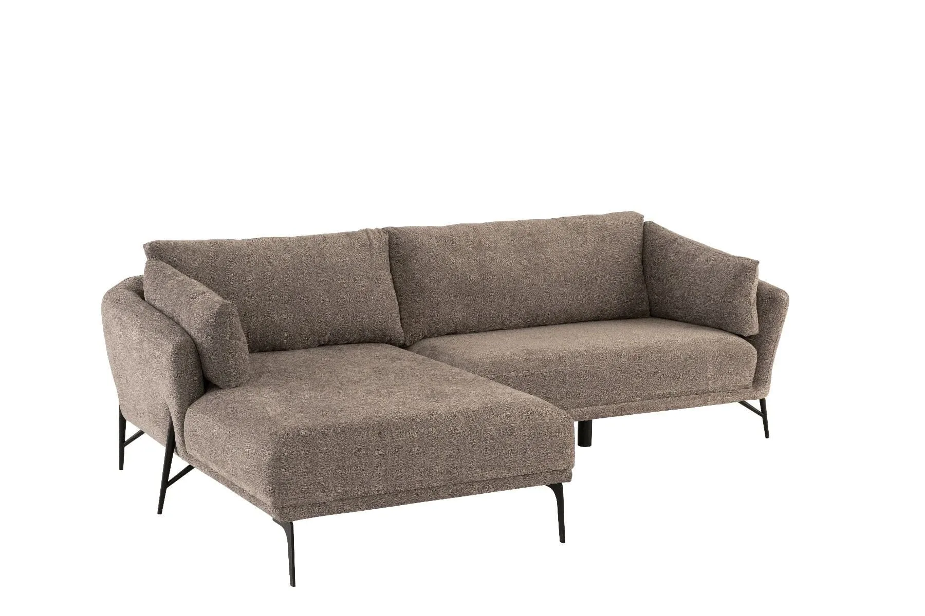 Hilton Corner Sofa Left - Dark Grey