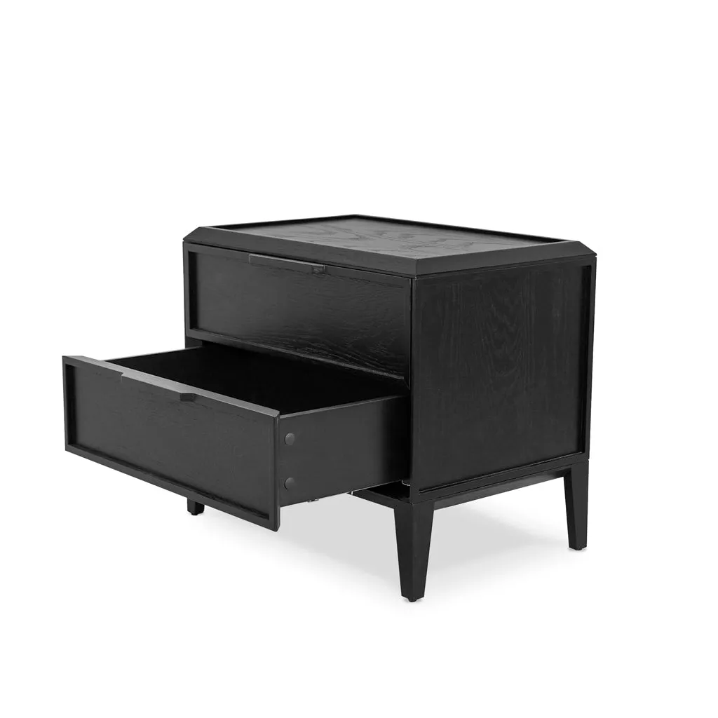 Imrich Bedside Table - Full Black