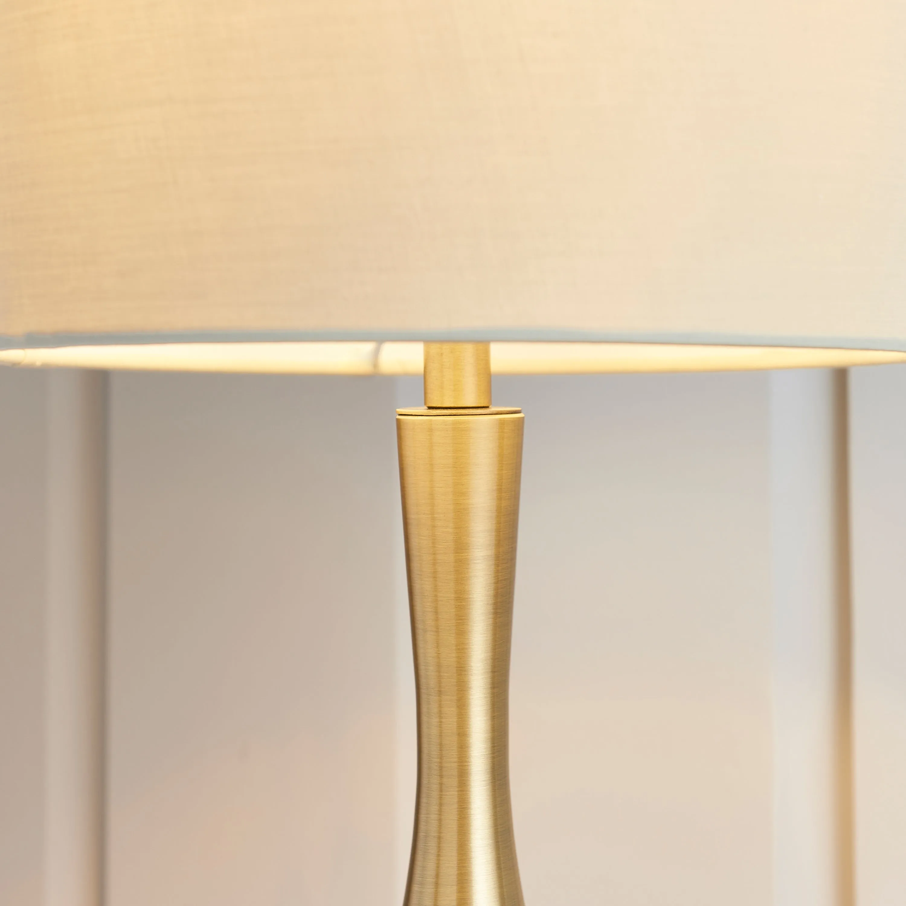 Isabella Brass Touch Table Lamp