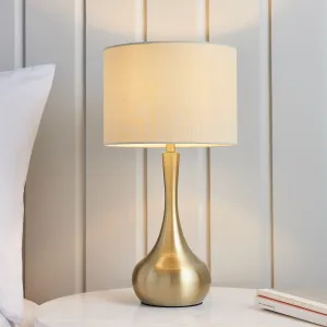 Isabella Brass Touch Table Lamp