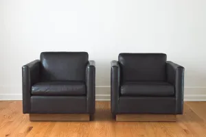 Leather Club Chairs