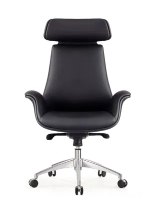 Luxury Swivel Leather Executive Office Chair | Ergonomic High Back Computer Furniture