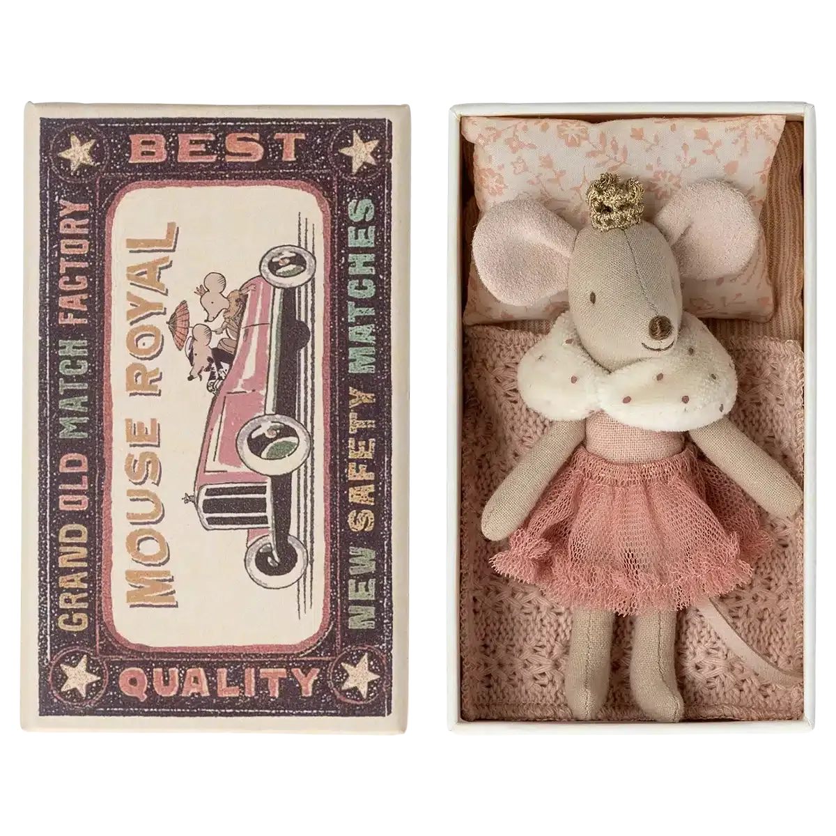 Maileg - Princess mouse in matchbox - little sister