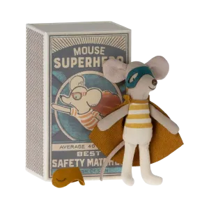 Maileg - Superhero mouse in matchbox - little brother