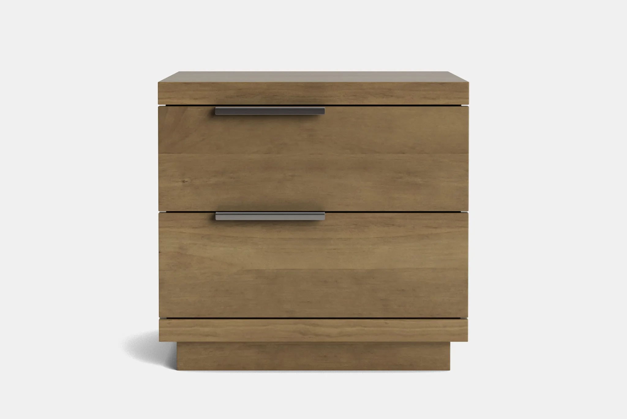 McKenzie 2 Drawer Bedside Table - Pine