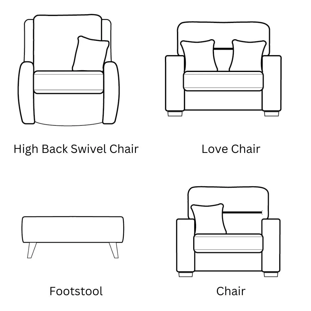 Melrose Sofa Range by Lebus