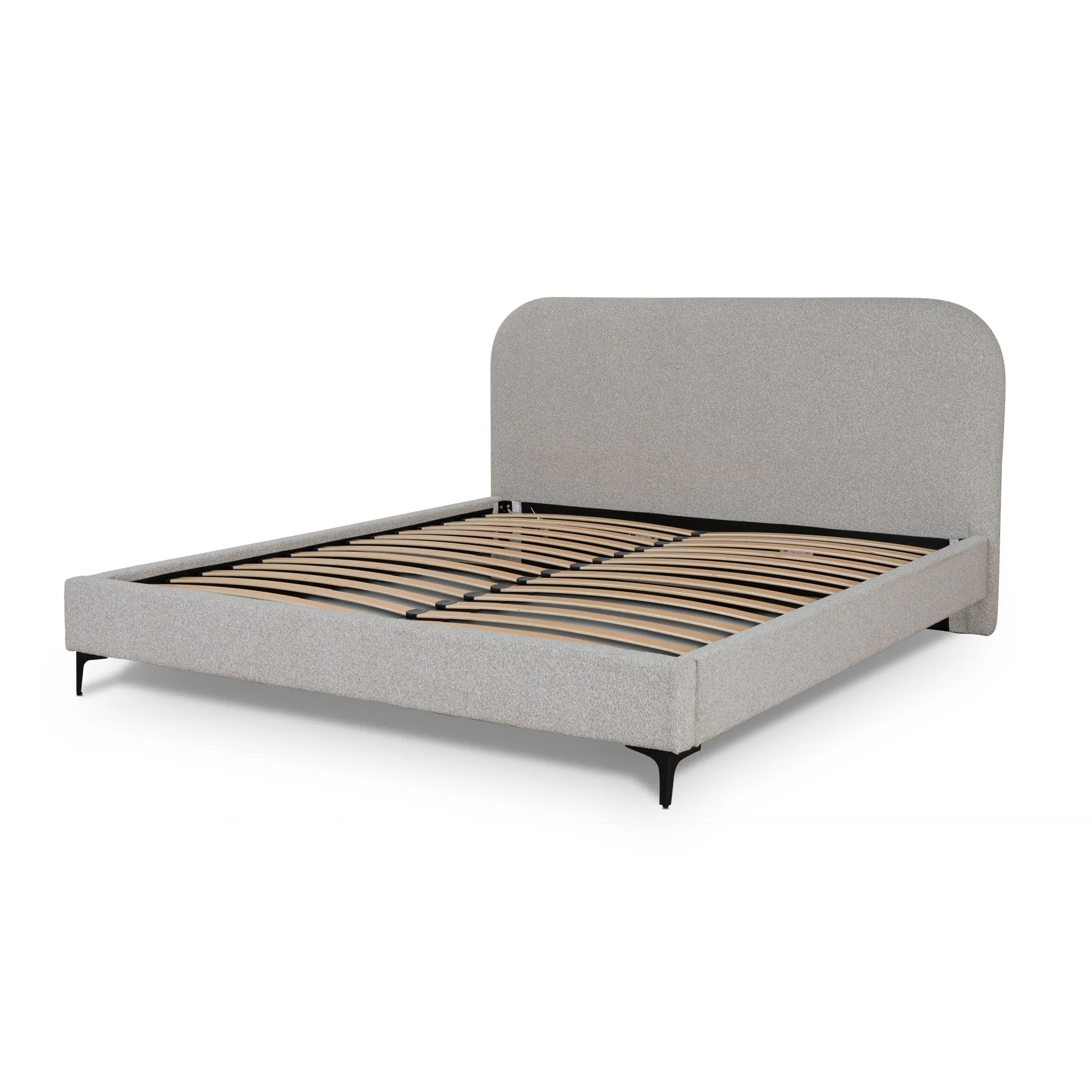 Meredith Queen Bed Frame - Clay Grey