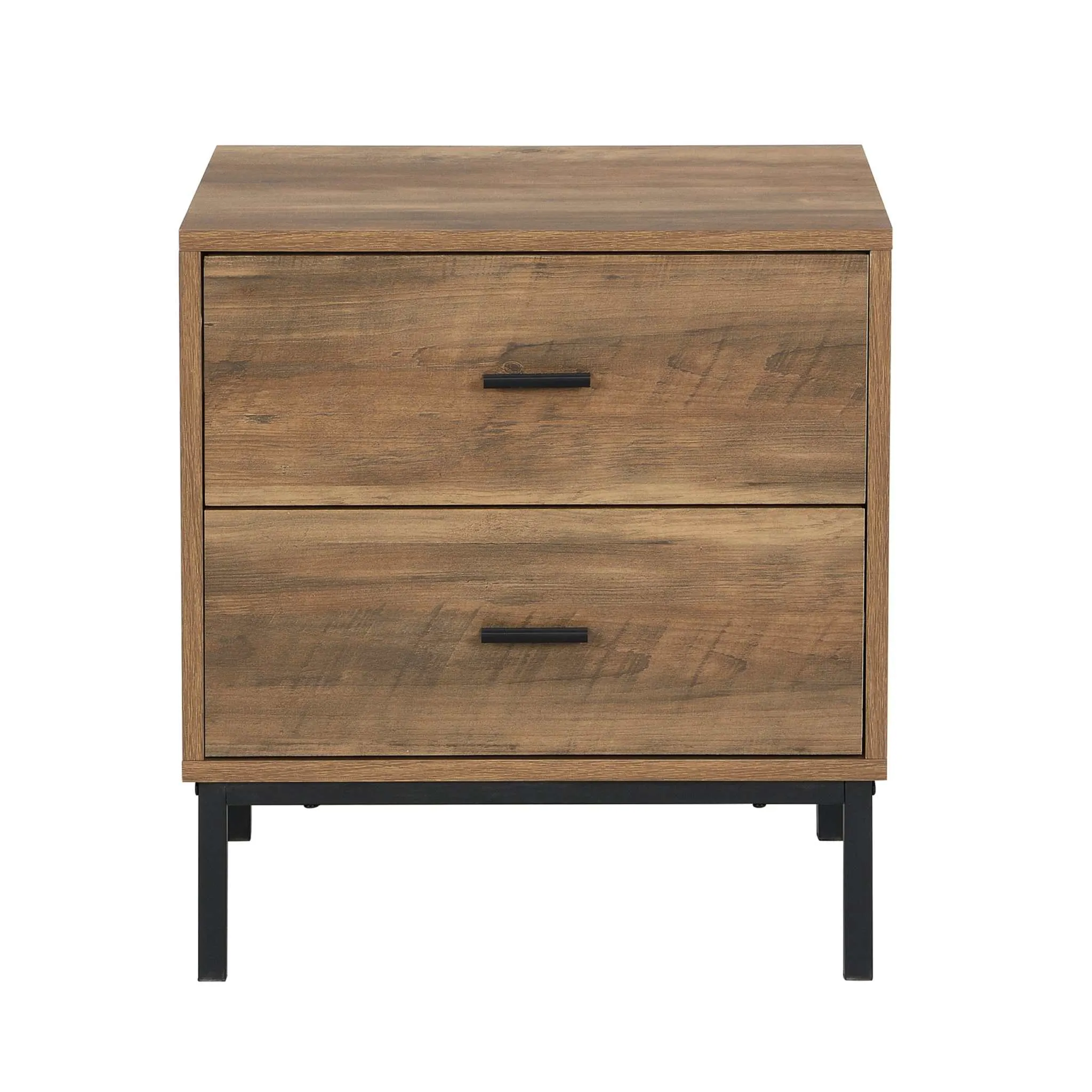 MerryLuk Bronx Chest of 5 Drawers Dresser and Nightstand Set