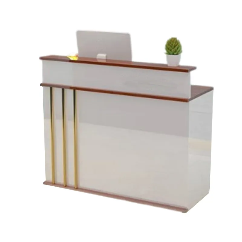 Minimalist Cashier Small Bar Front Desk Table Reception Desk