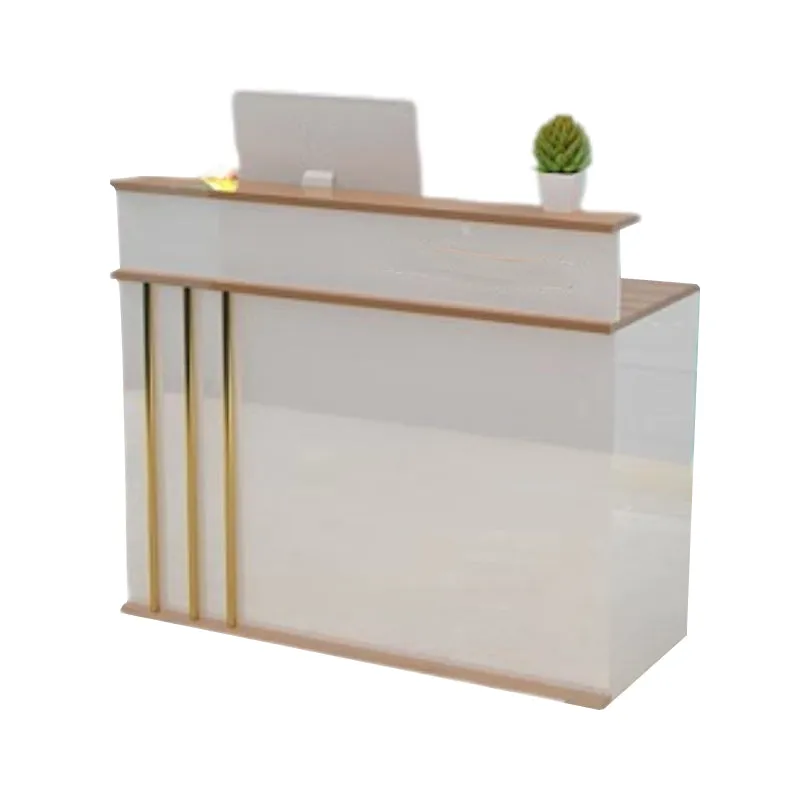 Minimalist Cashier Small Bar Front Desk Table Reception Desk