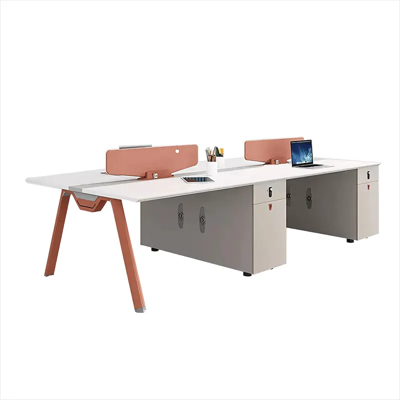 Modern Staff Office Seating Set with Screen Partitio,Multiple seating