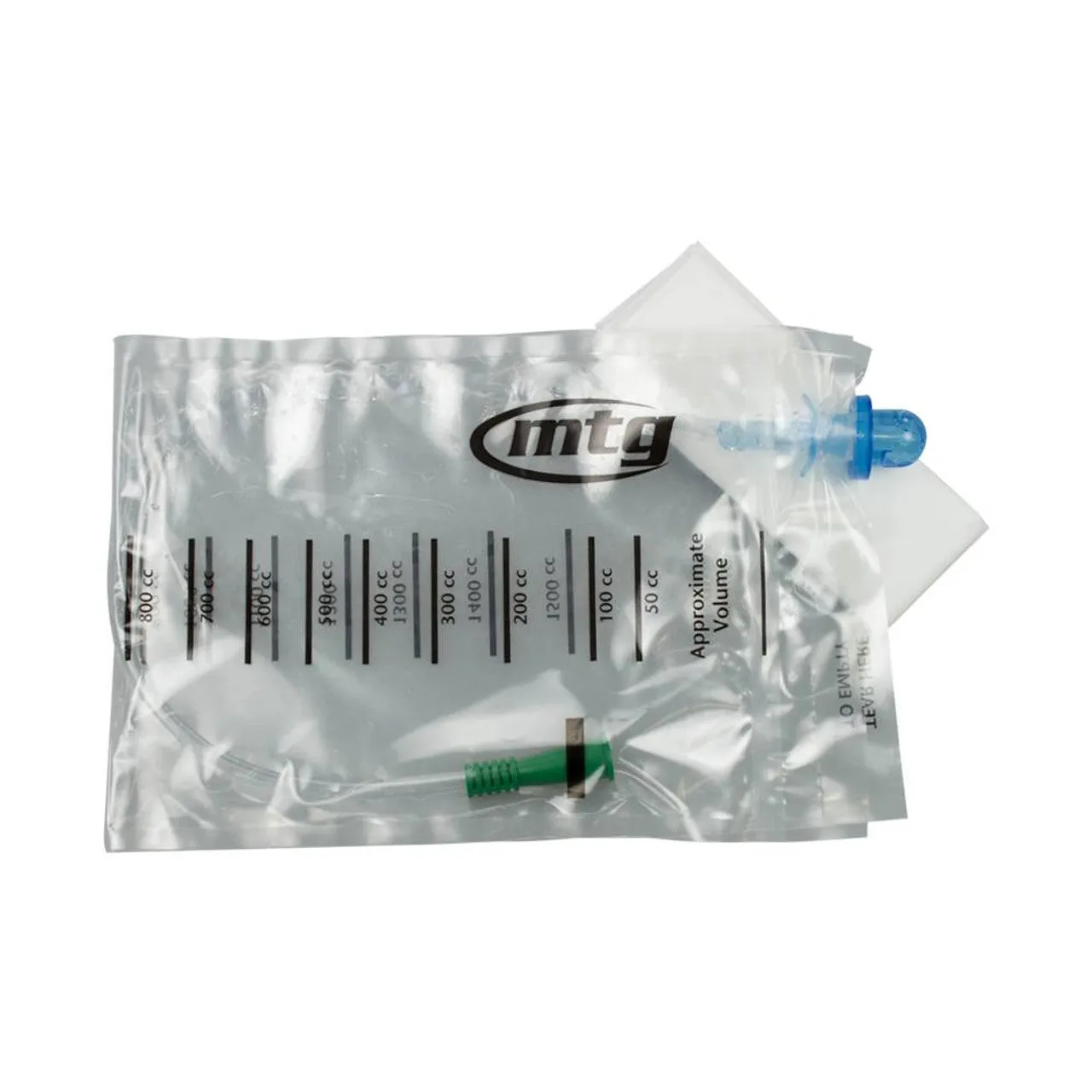 MTG Jiffy Cath® Intermittent Urinary Catheter, Soft Coude, Closed System, 14Fr OD, 16''