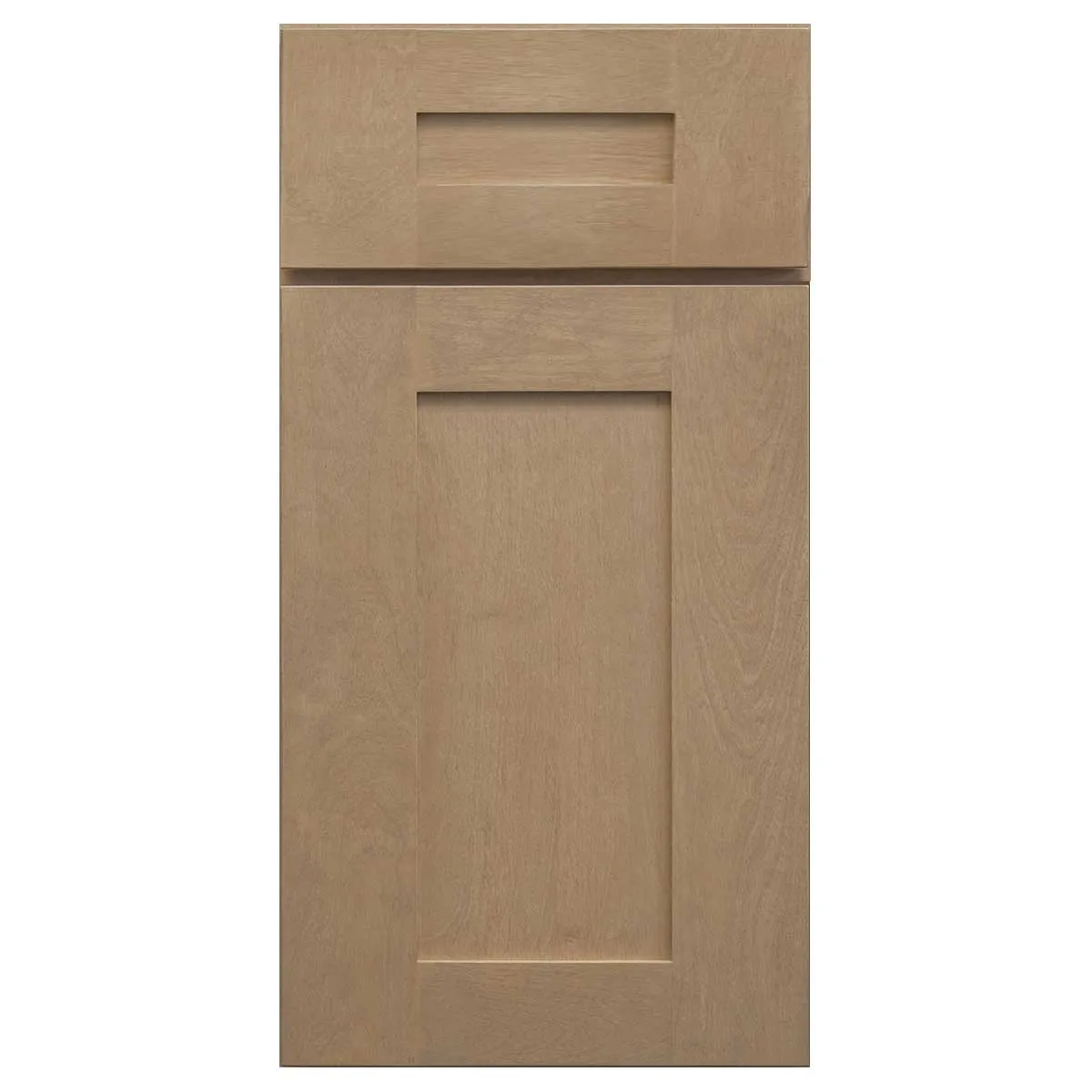 Mullion Door Wall Kitchen Cabinet WMD1536 Shaker Toffee 15 in. width 36 in. height 12 in. depth