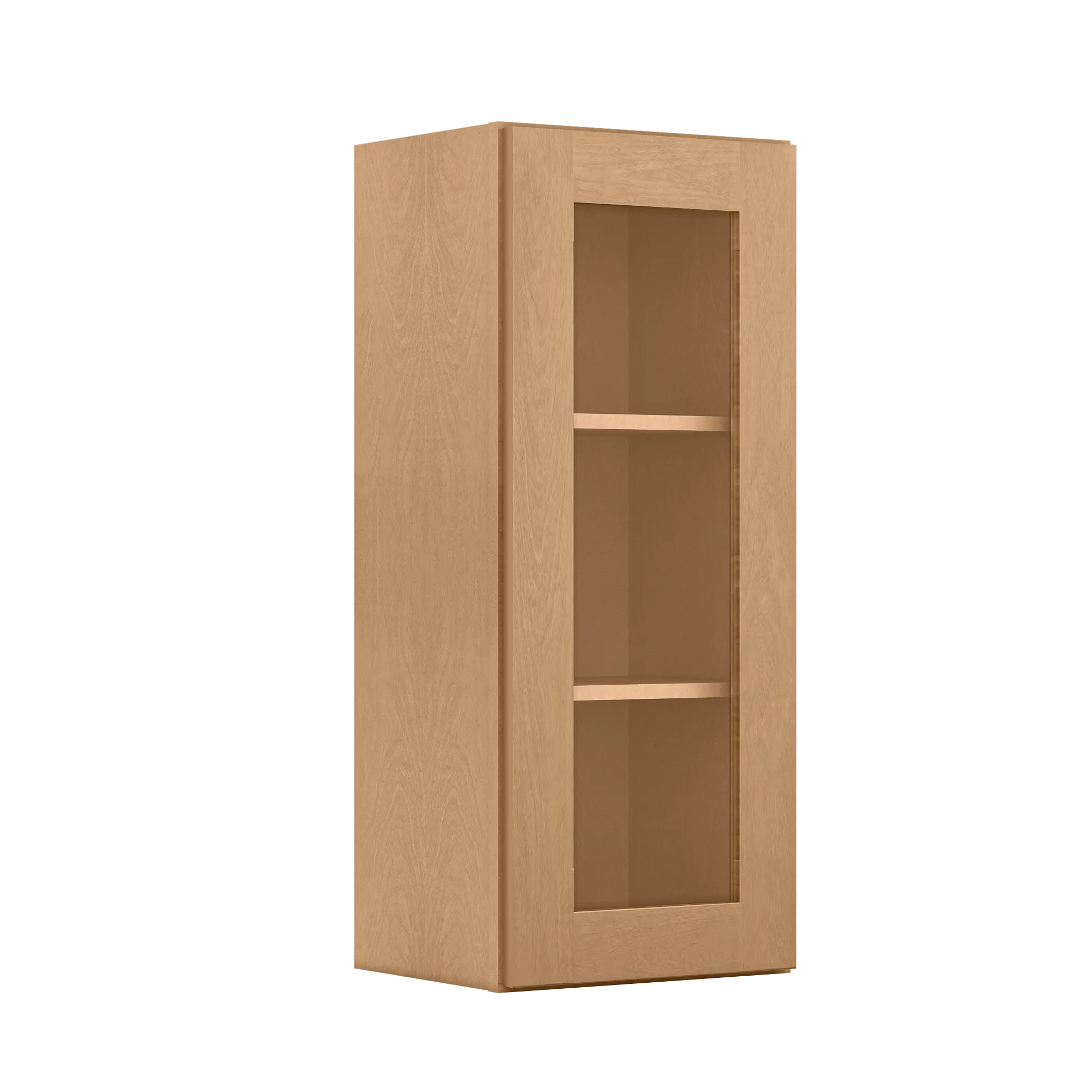 Mullion Door Wall Kitchen Cabinet WMD1536 Shaker Toffee 15 in. width 36 in. height 12 in. depth