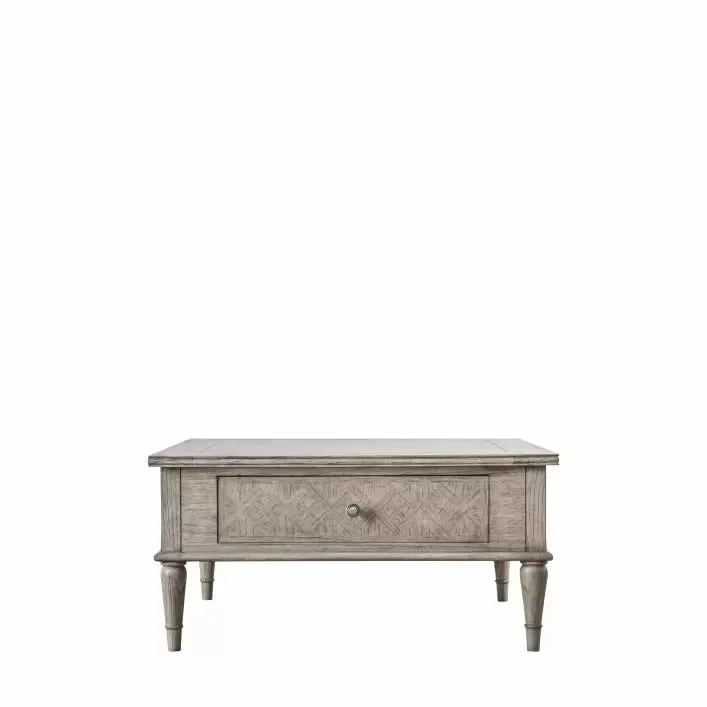 Mustique Square 2 Drawer Coffee Table - Natural