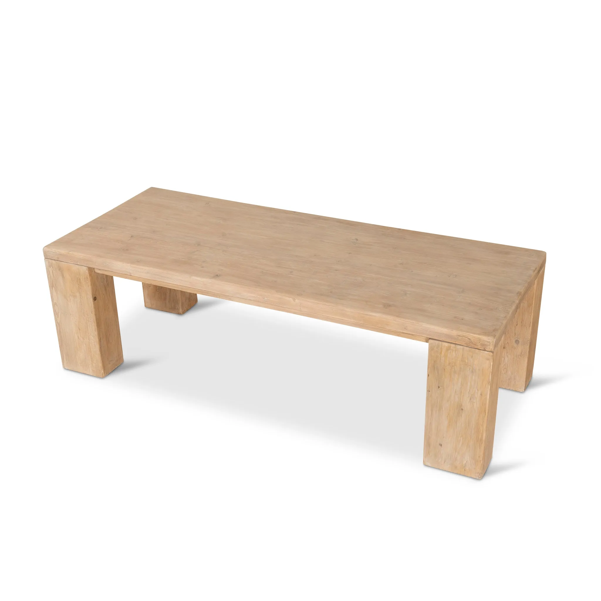 Nasima 3m Elm Dining Table - Natural