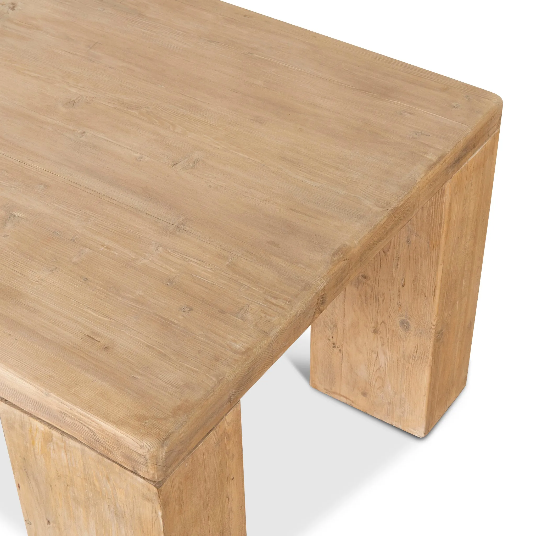 Nasima 3m Elm Dining Table - Natural