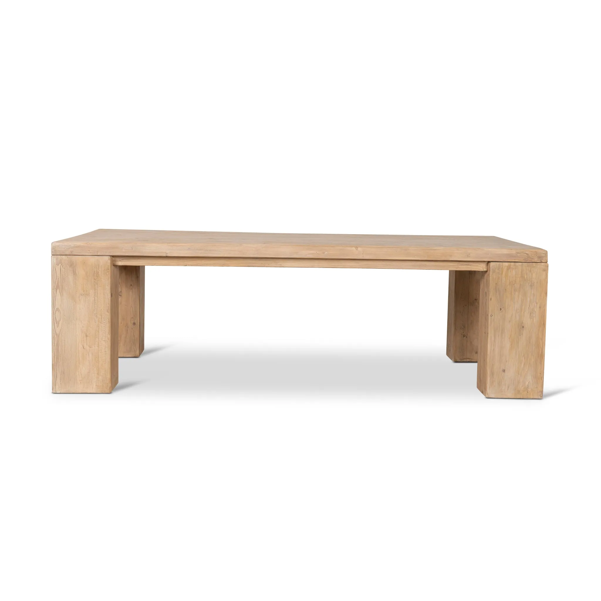 Nasima 3m Elm Dining Table - Natural