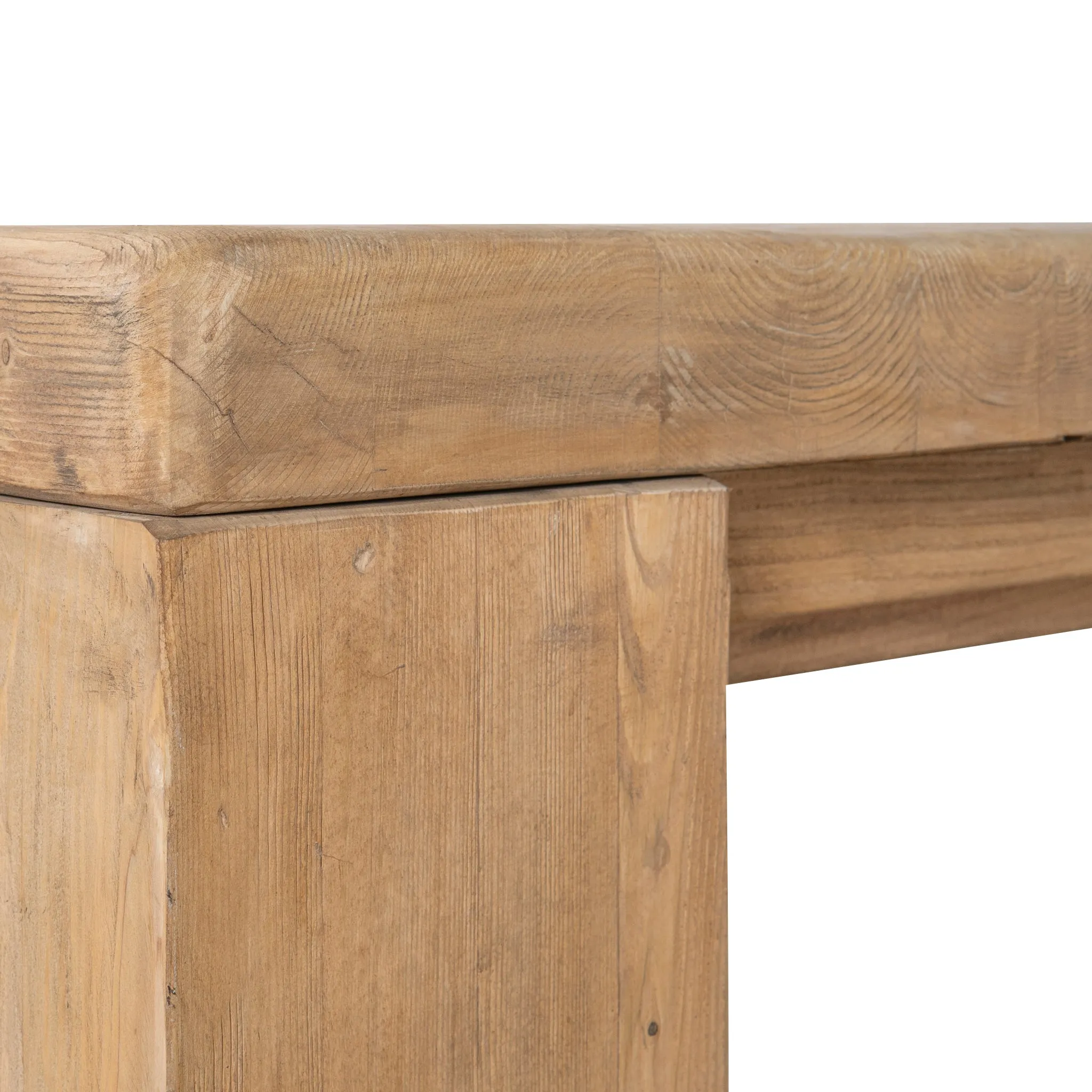 Nasima 3m Elm Dining Table - Natural