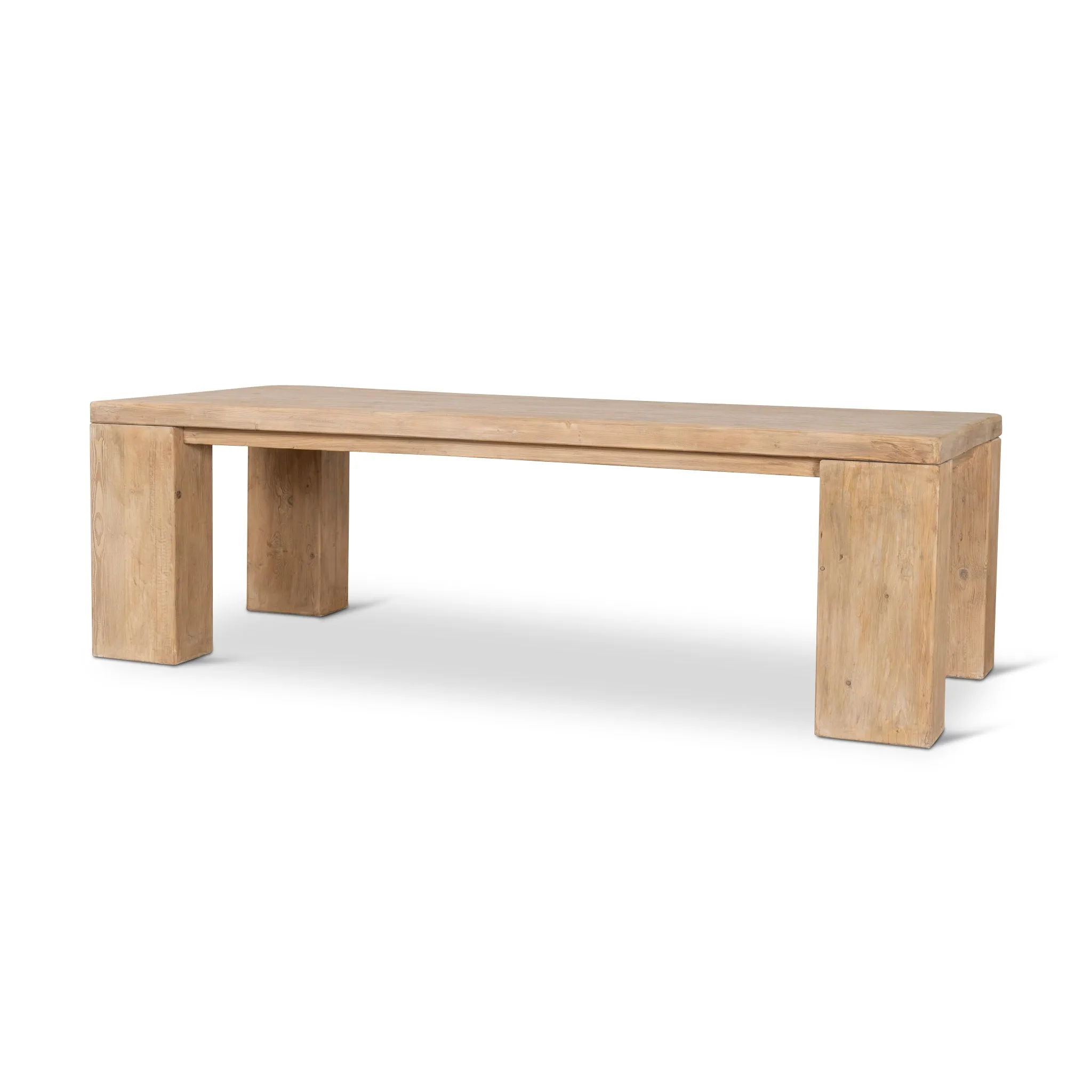 Nasima 3m Elm Dining Table - Natural