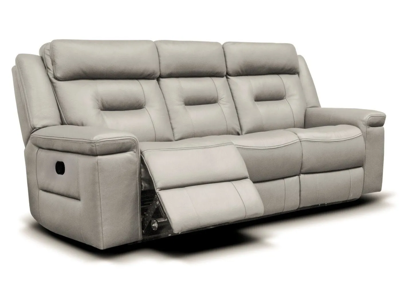 Osbourne Full Leather Sofa Range by SofaHouse - 3 2 1 Suite - Dark Grey