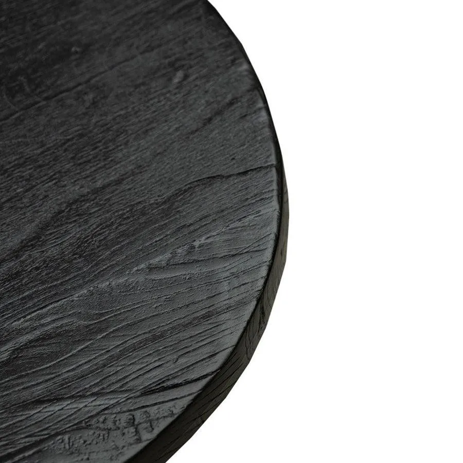 Parq Stool - Black Round