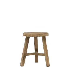 Parq Stool - Natural Round