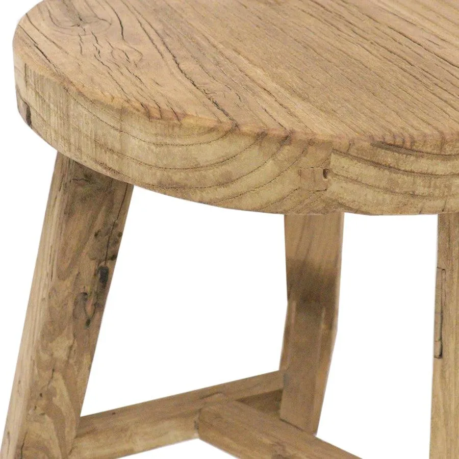 Parq Stool - Natural Round