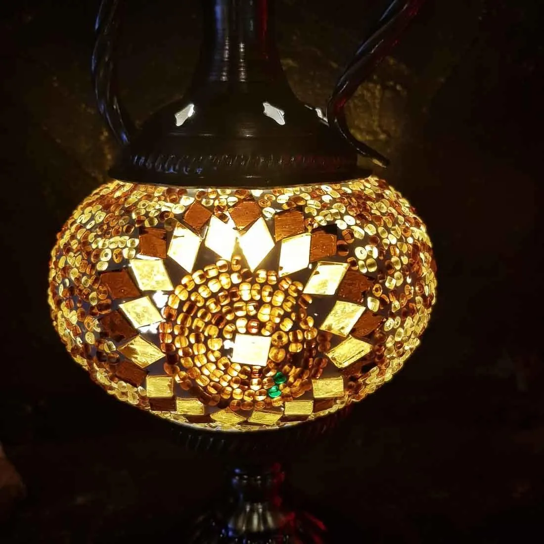 Pitcher Mosaic Glass Light Lamp - Modern Tableware & Antique Lighting