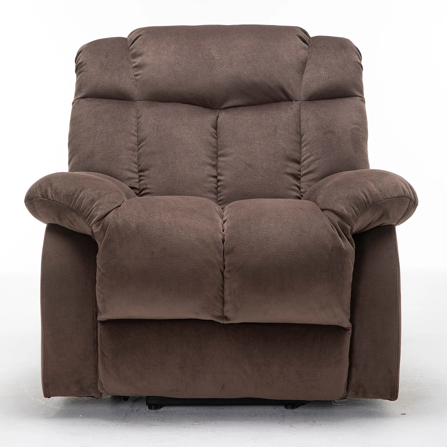 Power Lift Recliner Chair for Elderly- Heavy Duty and Safety Motion Reclining Mechanism-Fabric Sofa Living Room Chair, Coffee