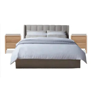 Quinn Natural Three Piece Bedroom Set