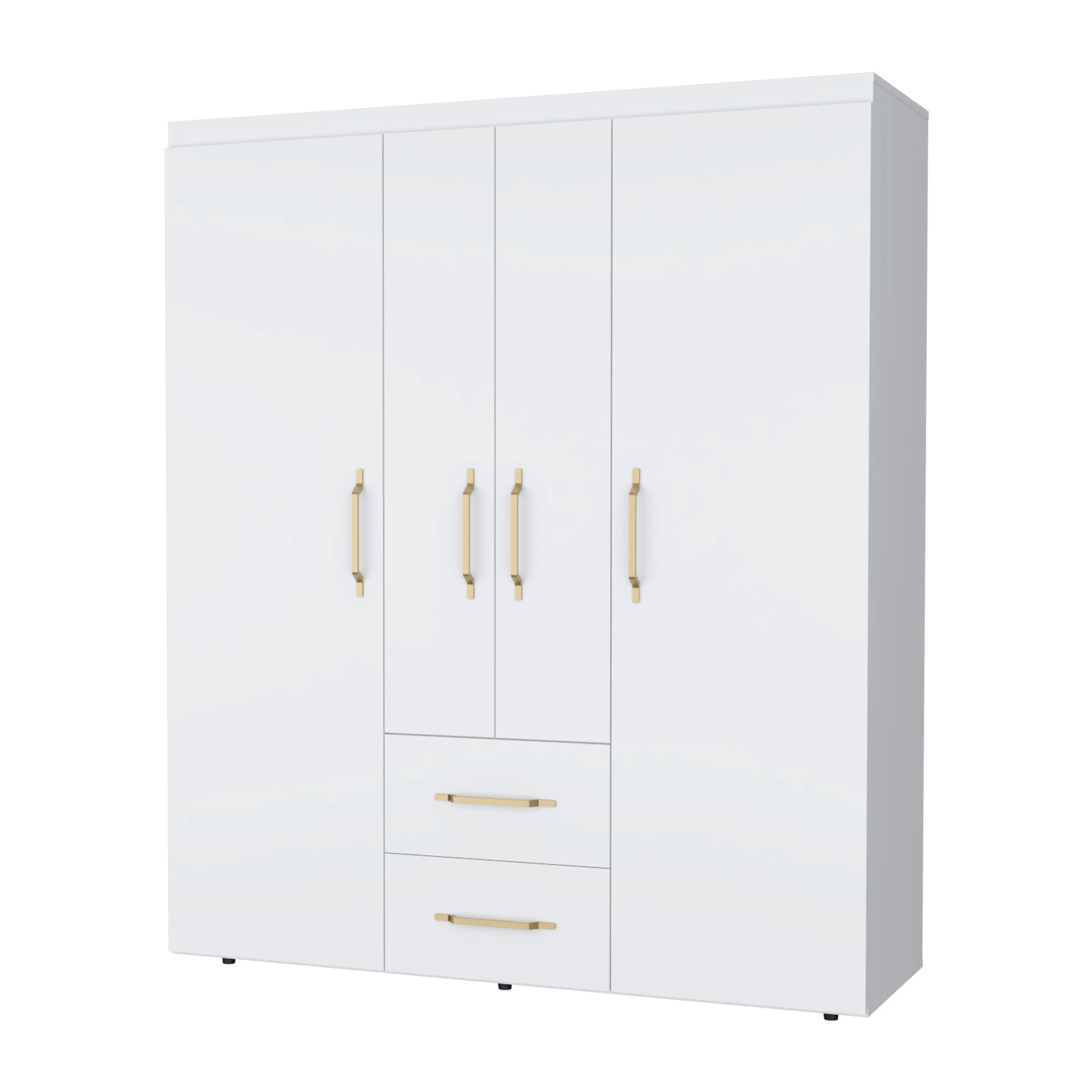 Riley All-In-One 2-Door Armoire White