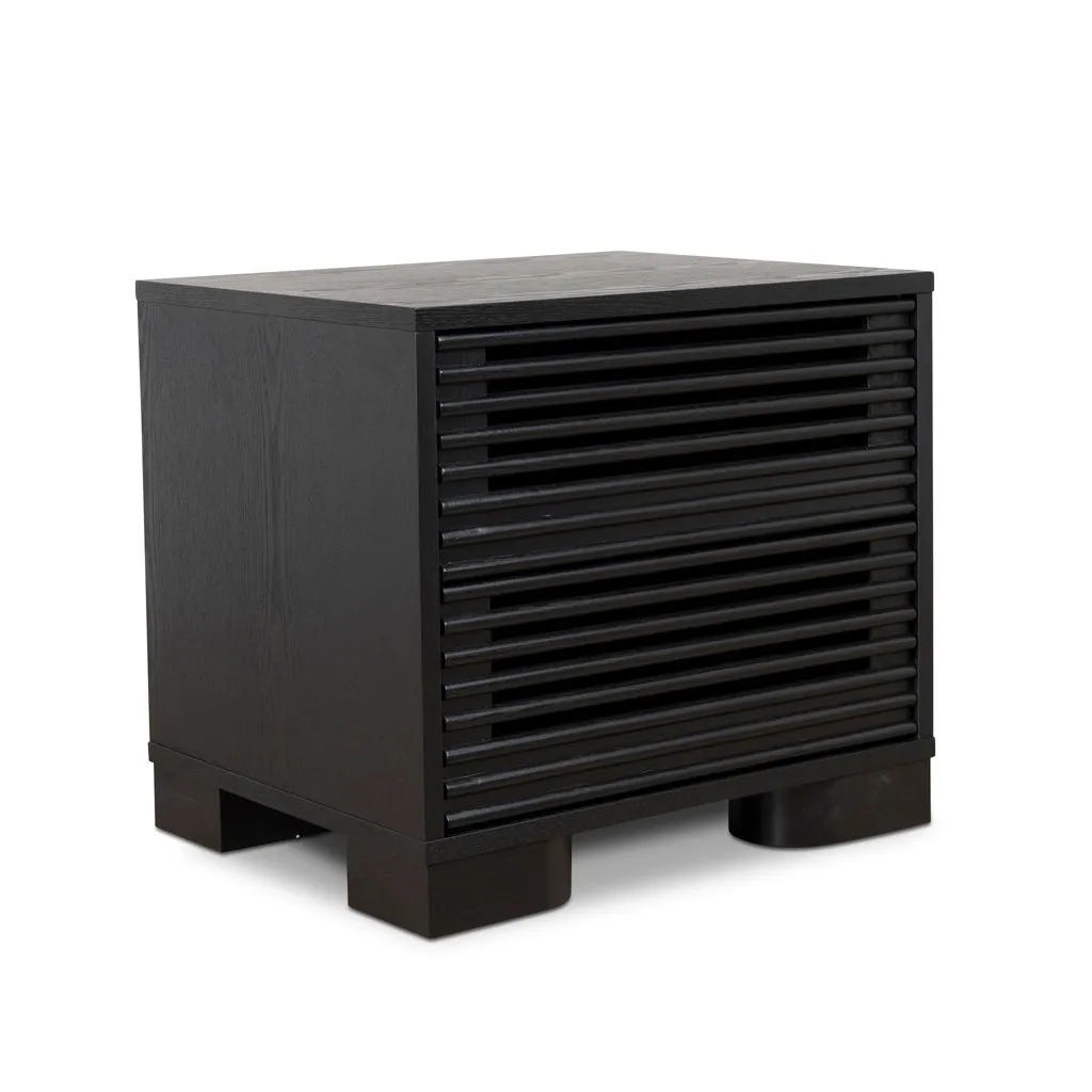 Riley Bedside Table - Full Black