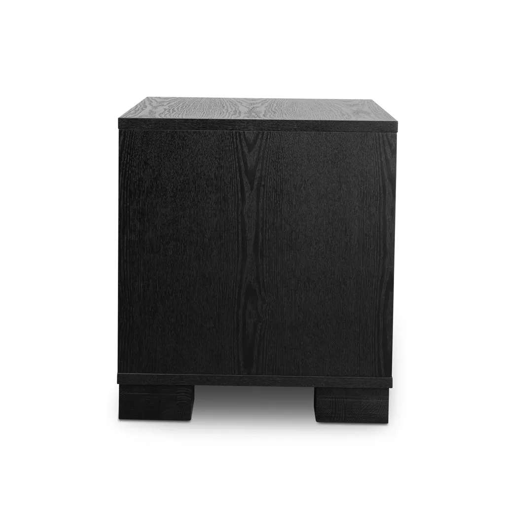 Riley Bedside Table - Full Black