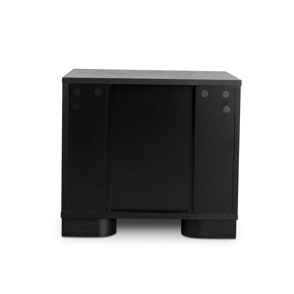 Riley Bedside Table - Full Black