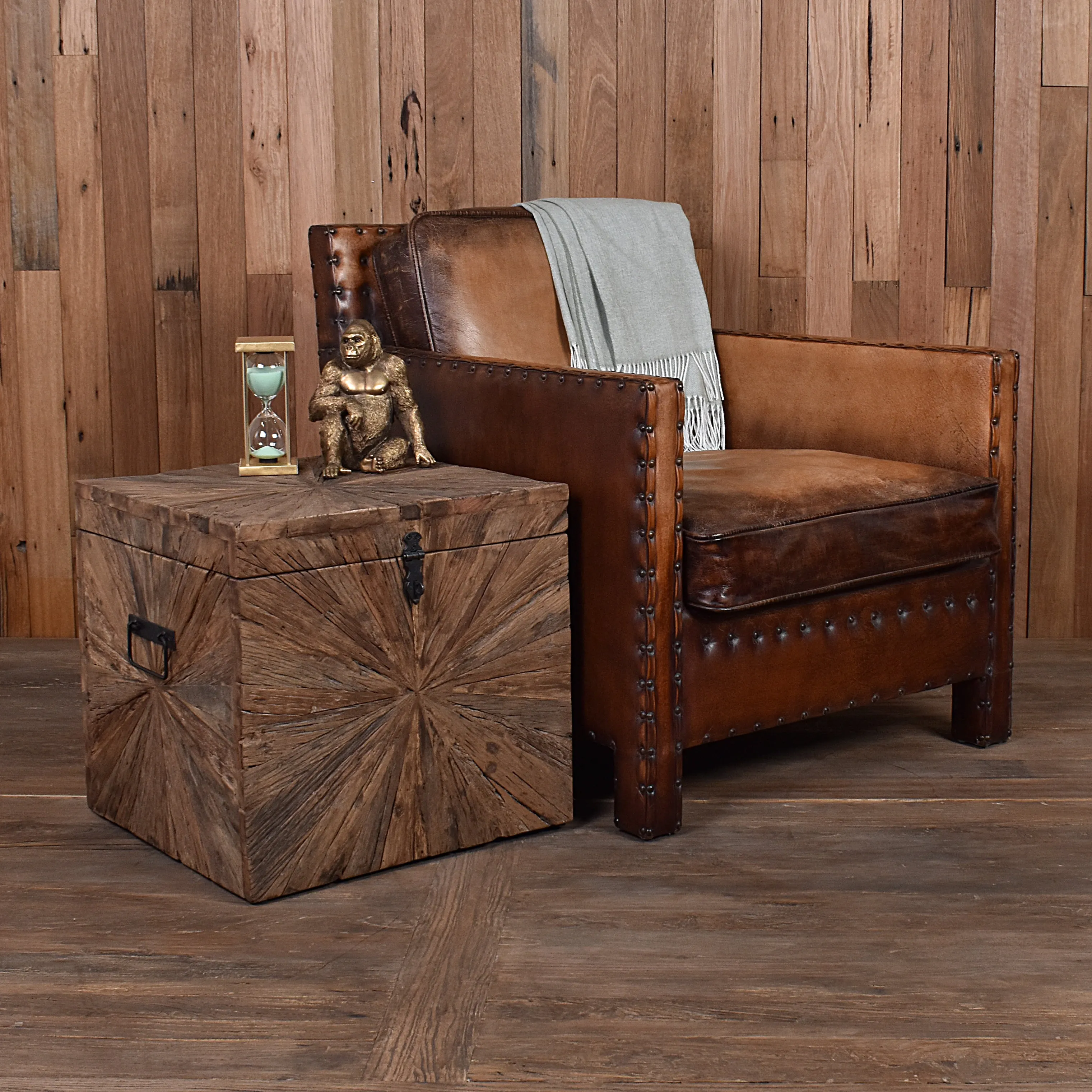 Saloon Vintage Leather Armchair