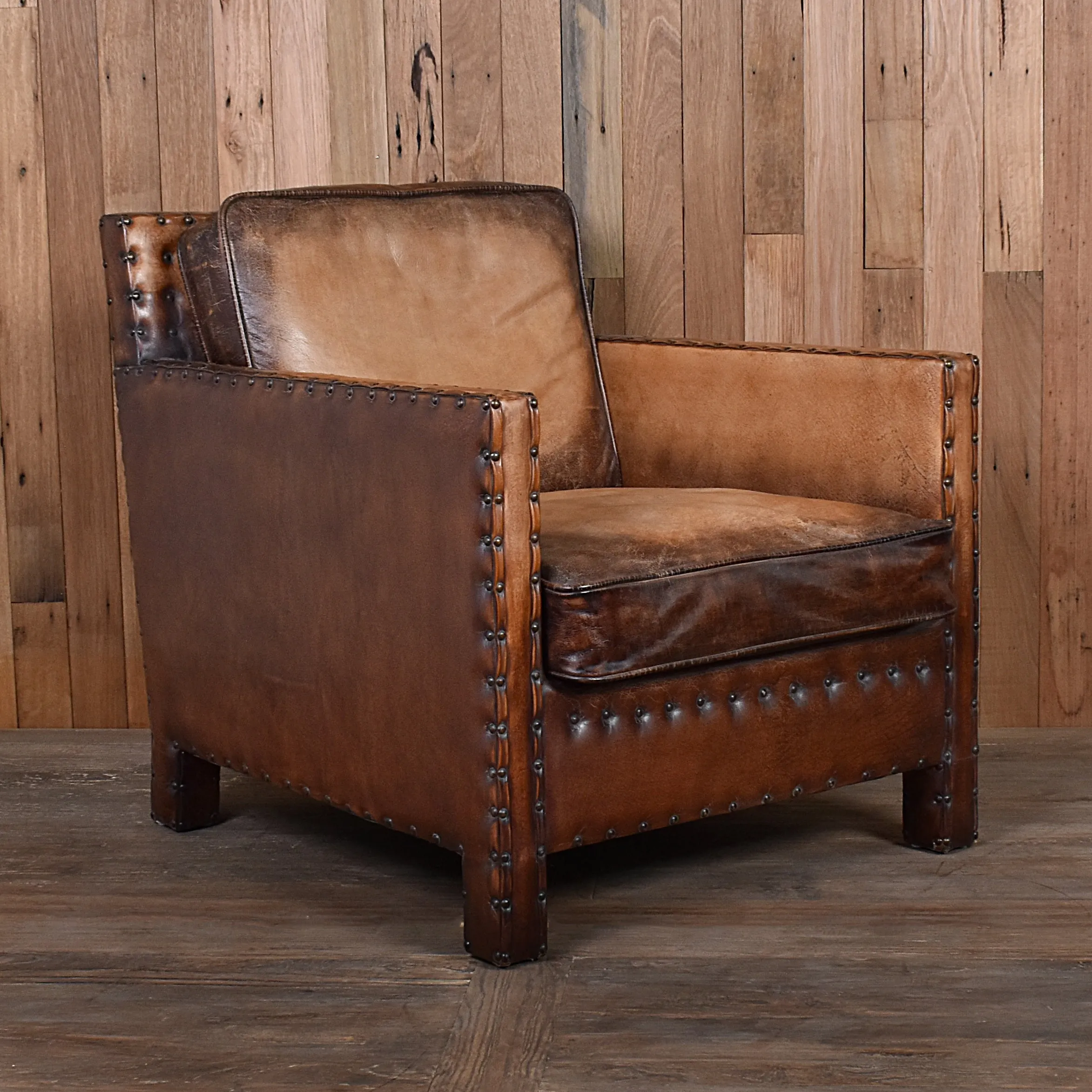 Saloon Vintage Leather Armchair