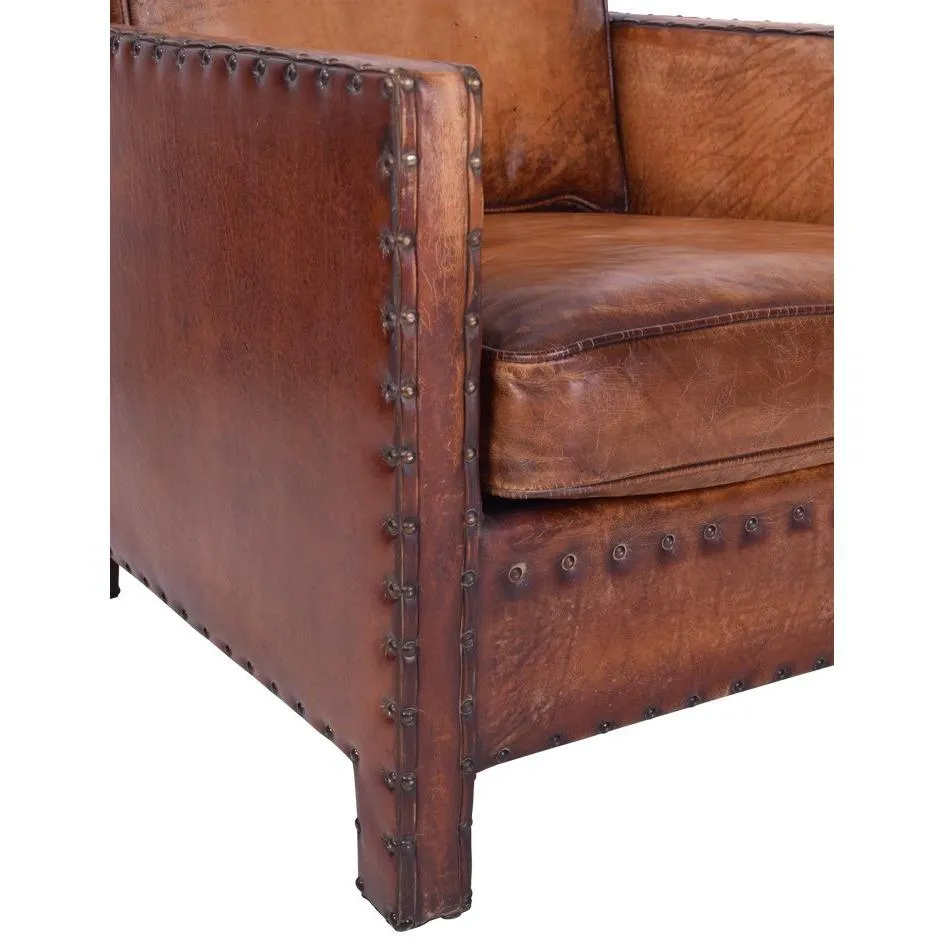 Saloon Vintage Leather Armchair