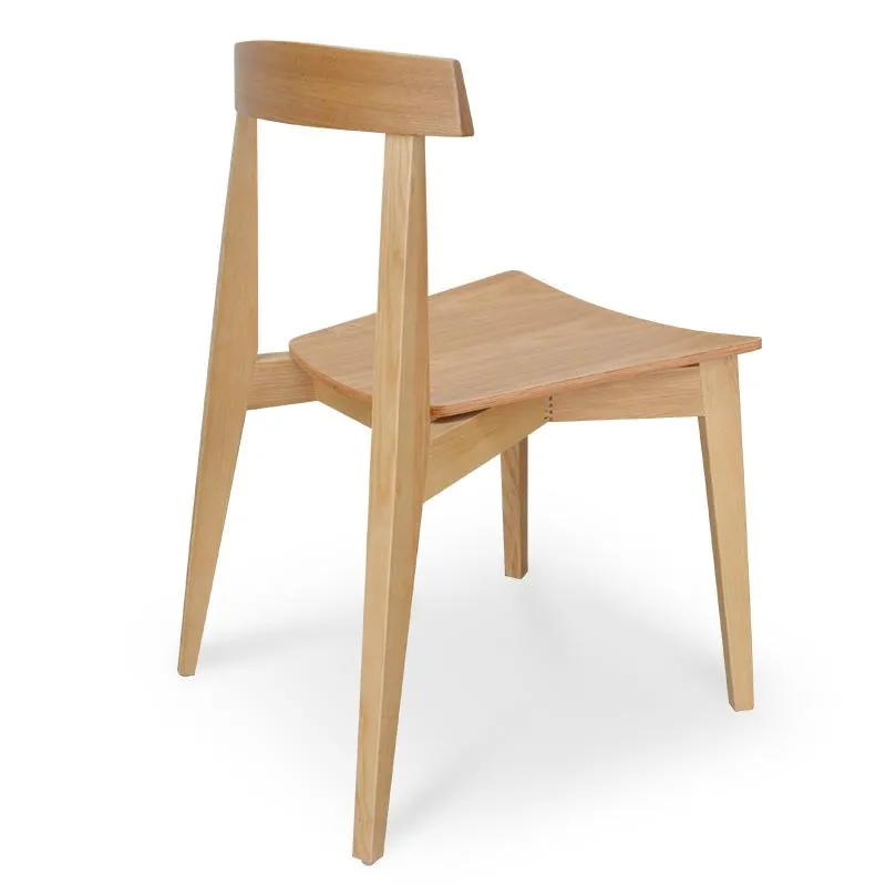 Set of 2 - Jira Wood Dining Chair - Natural