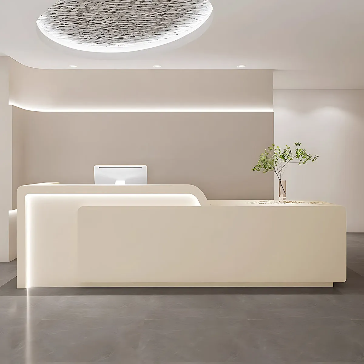 Simple Corporate Reception Desk